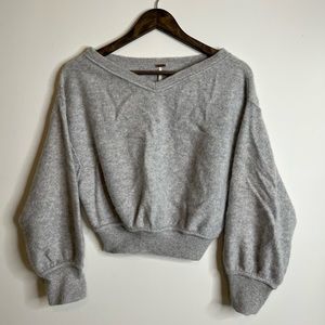 Free People Cashmere V-Neck Sweater